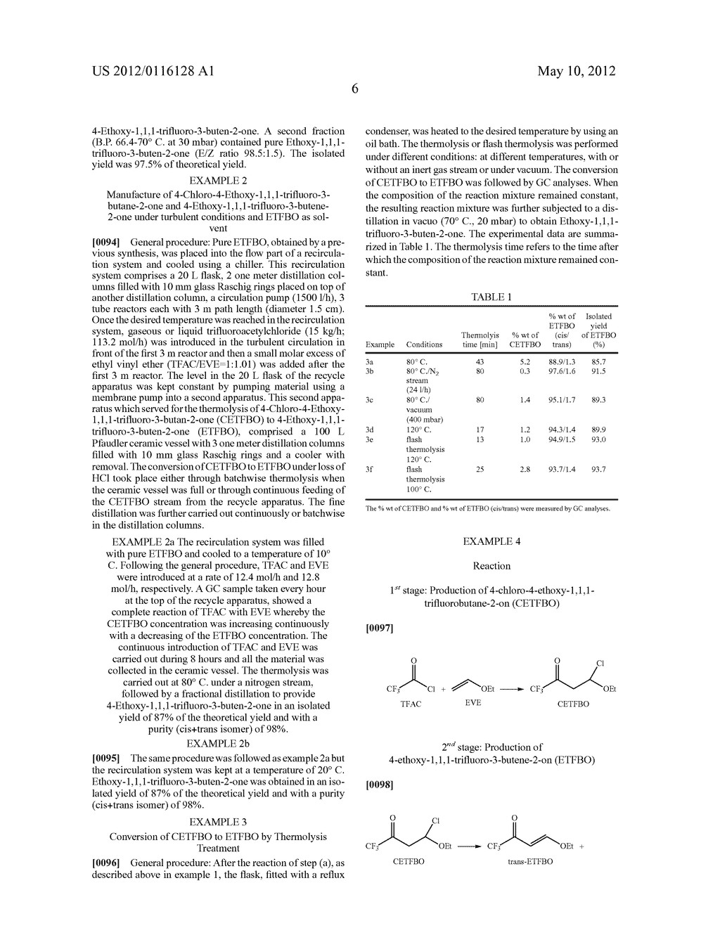 Process For The Manufacture Of Halogenated Precursors Of Alkenones In The     Presence Of A Solvent - diagram, schematic, and image 07