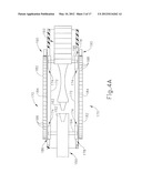 CAM DRIVEN COUPLING BETWEEN ULTRASONIC TRANSDUCER AND WAVEGUIDE IN     SURGICAL INSTRUMENT diagram and image