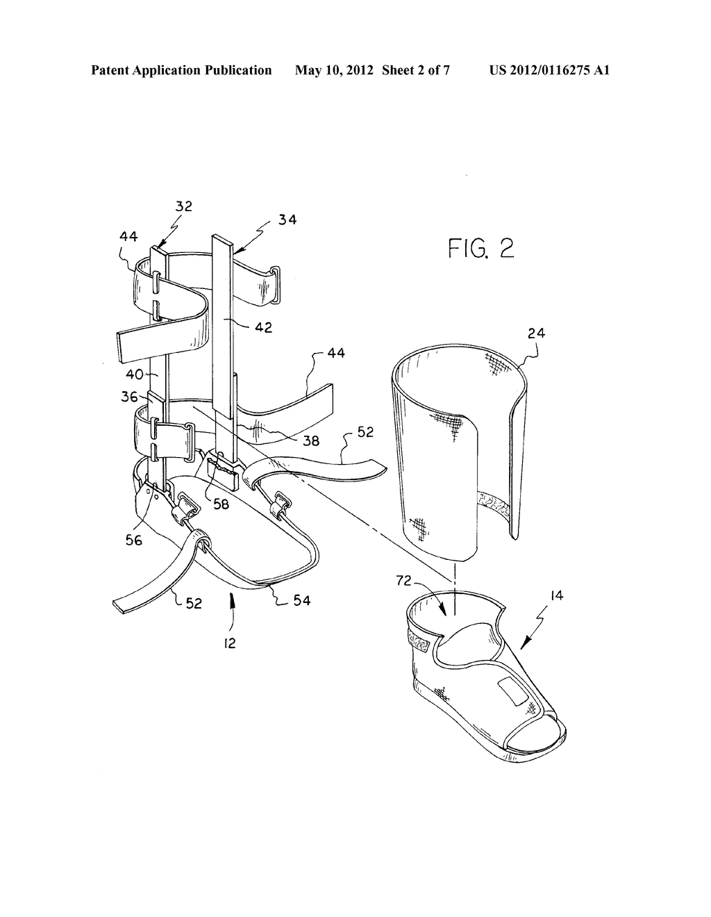 Convertible Walker Boot and Post-op Shoe - diagram, schematic, and image 03