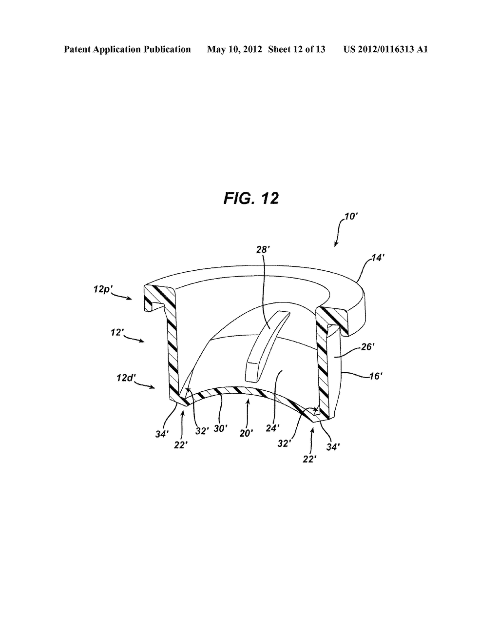 DUCKBILL SEAL WITH FLUID DRAINAGE FEATURE - diagram, schematic, and image 13