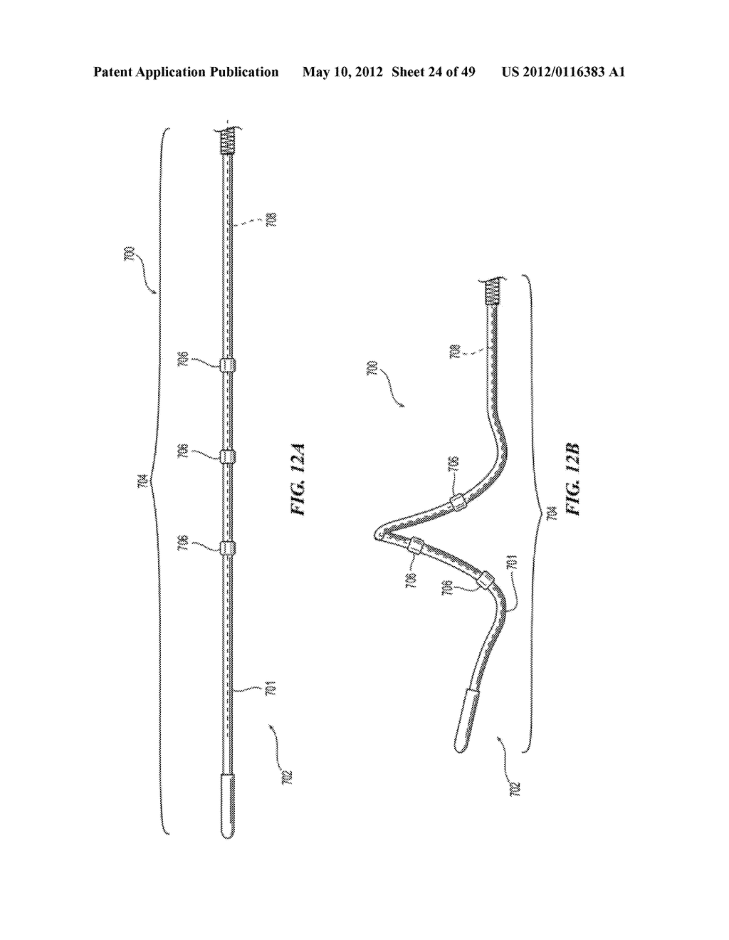 CATHETER APPARATUSES HAVING MULTI-ELECTRODE ARRAYS FOR RENAL     NEUROMODULATION AND ASSOCIATED SYSTEMS AND METHODS - diagram, schematic, and image 25