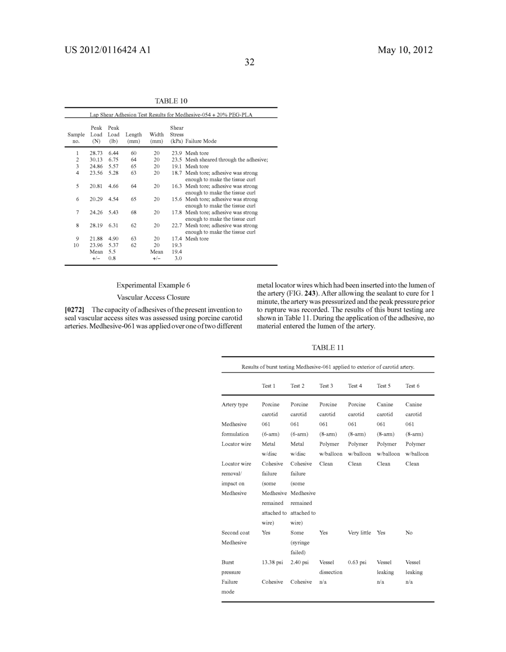 ADHESIVE COMPOUNDS AND METHODS USE FOR HERNIA REPAIR - diagram, schematic, and image 312