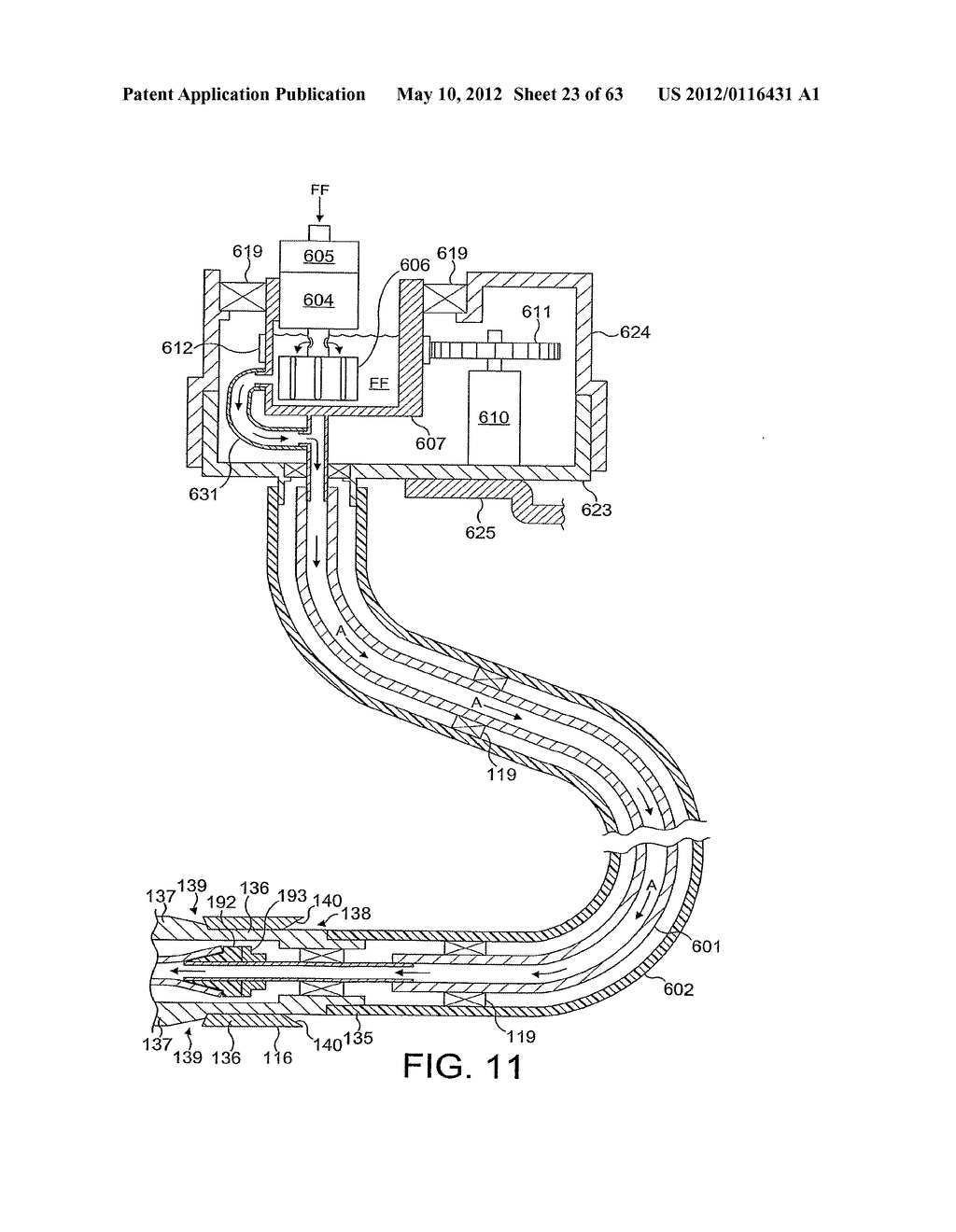 Rotational Atherectomy Device with Distal Protection Capability and Method     of Use - diagram, schematic, and image 24