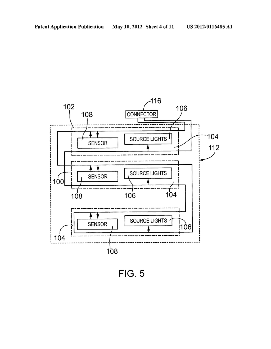 PHOTOTHERAPY DEVICE FOR ILLUMINATING THE PERIPHERY OF A WOUND AND     PHOTOTHERAPY SYSTEM INCORPORATING THE SAME - diagram, schematic, and image 05