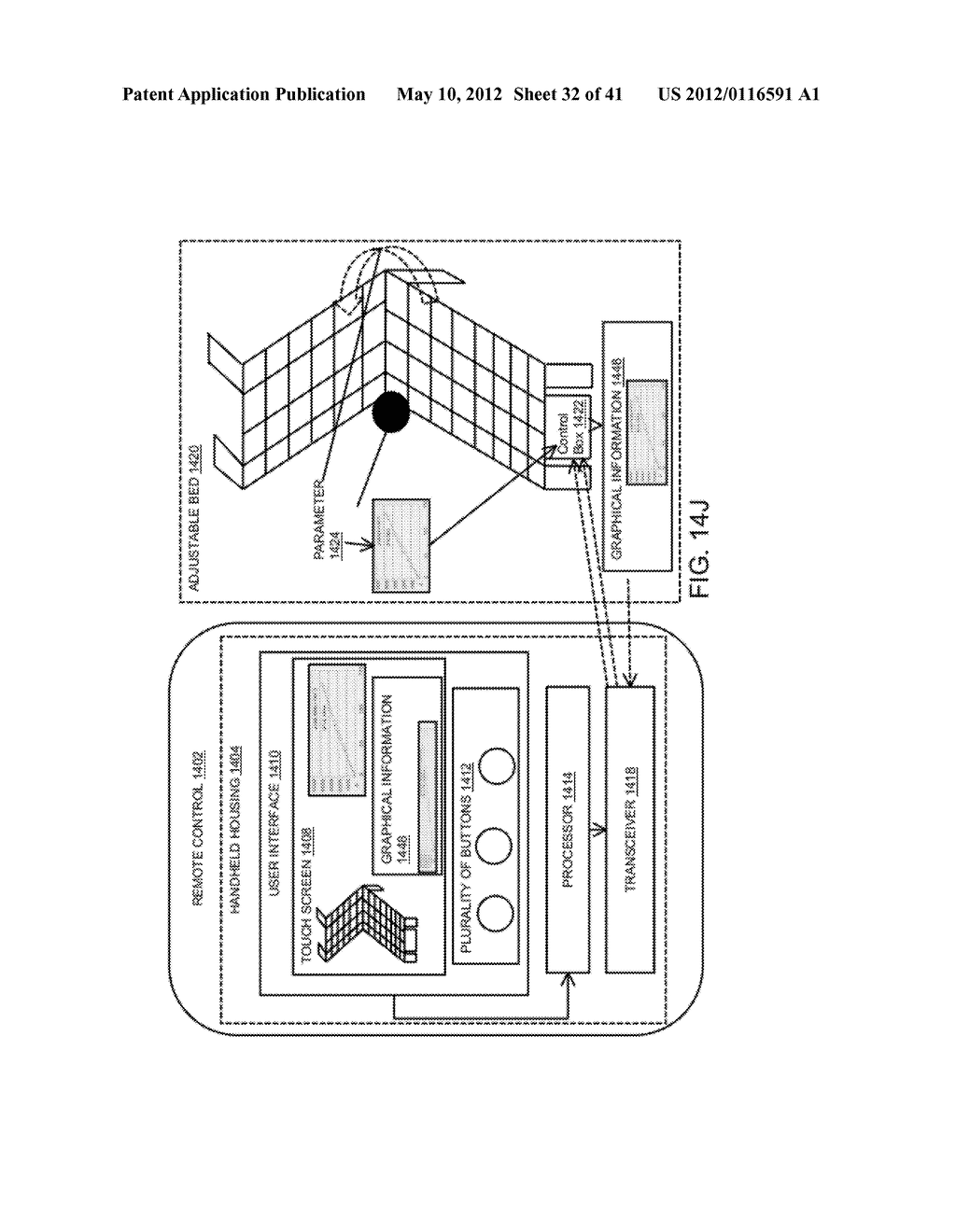 FEEDBACK LOOP IN CONTROL OF AN ADJUSTABLE BED INCLUDING A MEMORY - diagram, schematic, and image 33