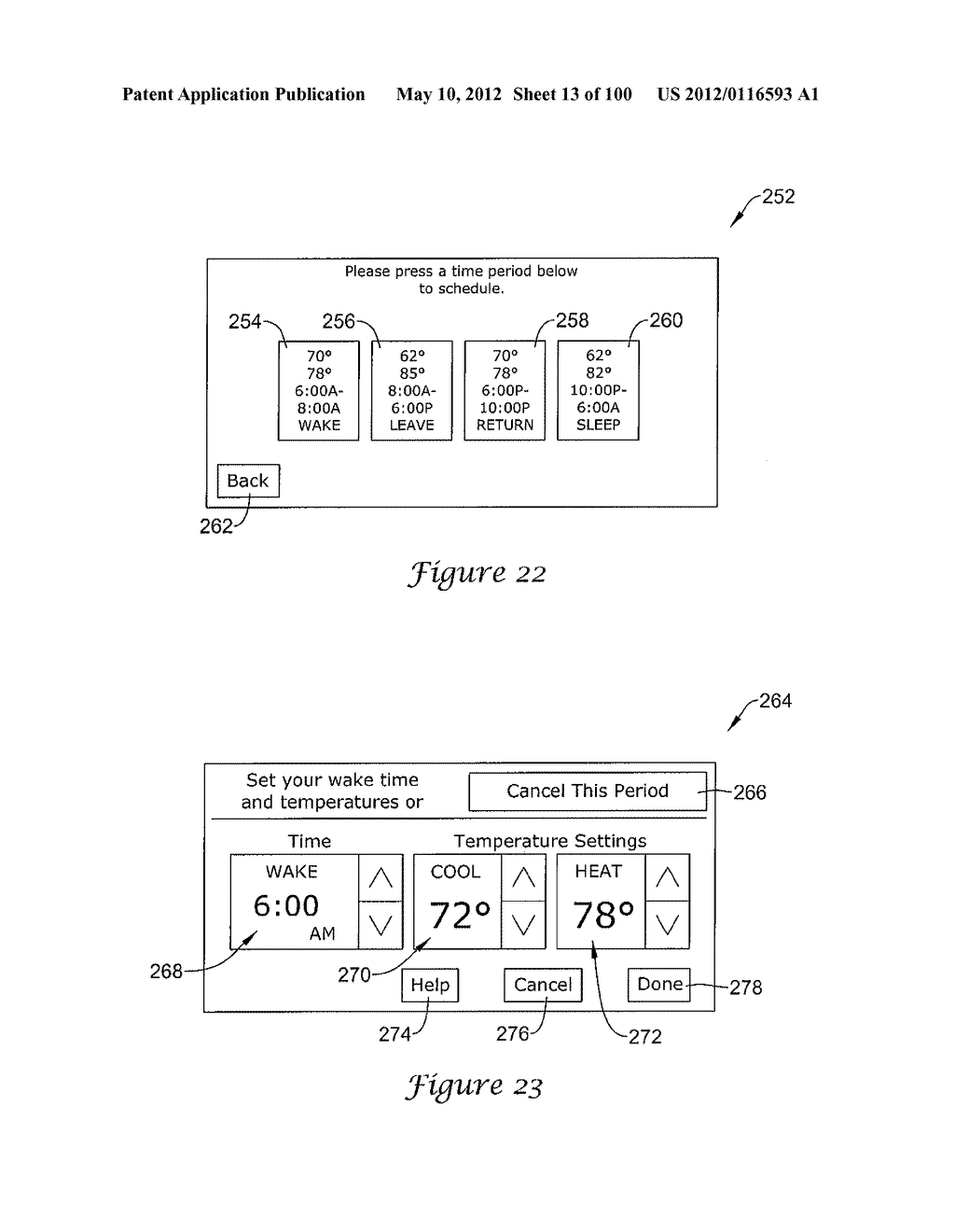 HVAC CONTROLLER THAT SELECTIVELY REPLACES OPERATING INFORMATION ON A     DISPLAY WITH SYSTEM STATUS INFORMATION - diagram, schematic, and image 14