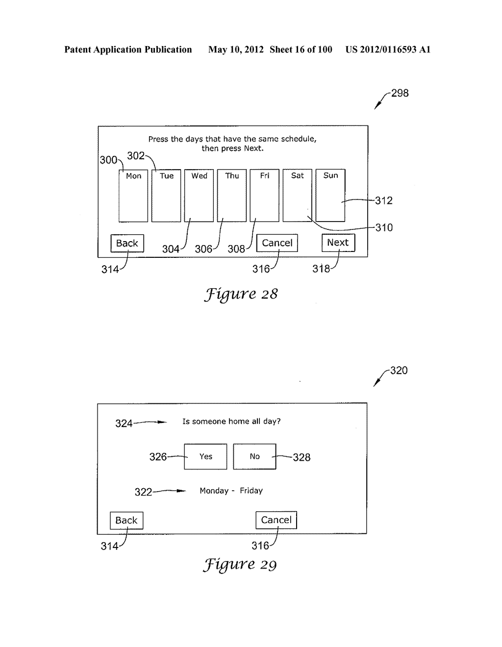 HVAC CONTROLLER THAT SELECTIVELY REPLACES OPERATING INFORMATION ON A     DISPLAY WITH SYSTEM STATUS INFORMATION - diagram, schematic, and image 17