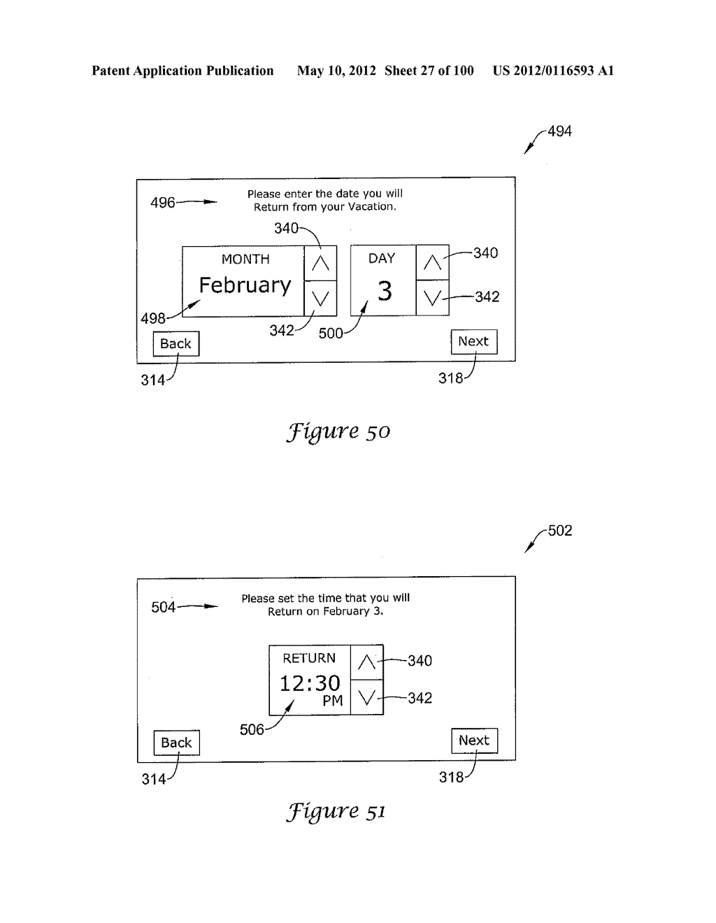 HVAC CONTROLLER THAT SELECTIVELY REPLACES OPERATING INFORMATION ON A     DISPLAY WITH SYSTEM STATUS INFORMATION - diagram, schematic, and image 28