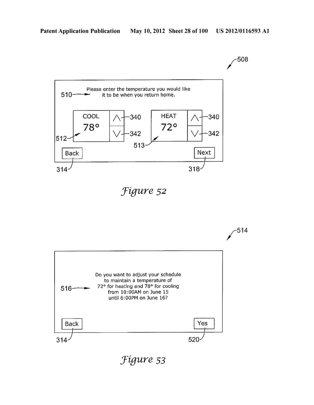 HVAC CONTROLLER THAT SELECTIVELY REPLACES OPERATING INFORMATION ON A     DISPLAY WITH SYSTEM STATUS INFORMATION - diagram, schematic, and image 29