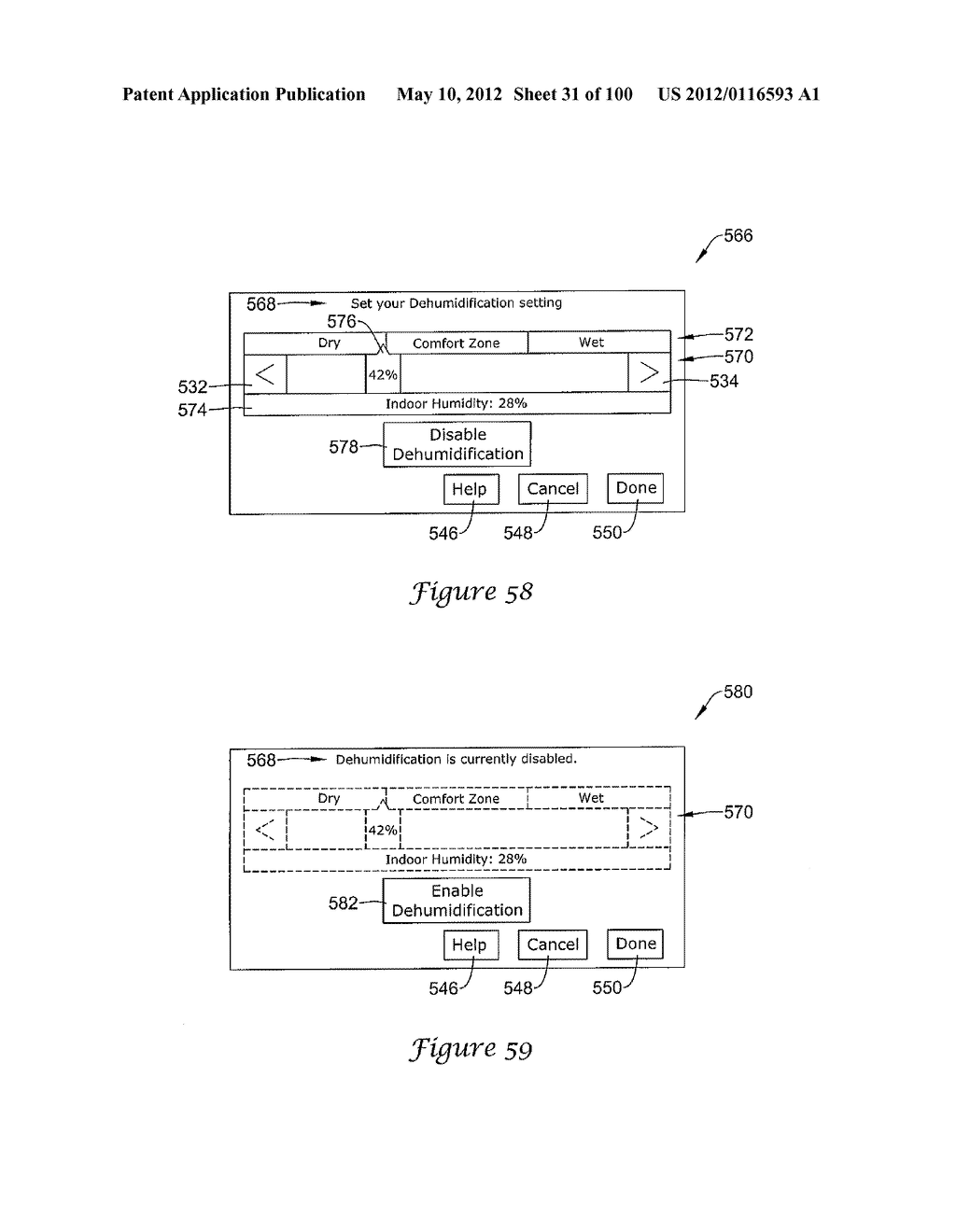 HVAC CONTROLLER THAT SELECTIVELY REPLACES OPERATING INFORMATION ON A     DISPLAY WITH SYSTEM STATUS INFORMATION - diagram, schematic, and image 32