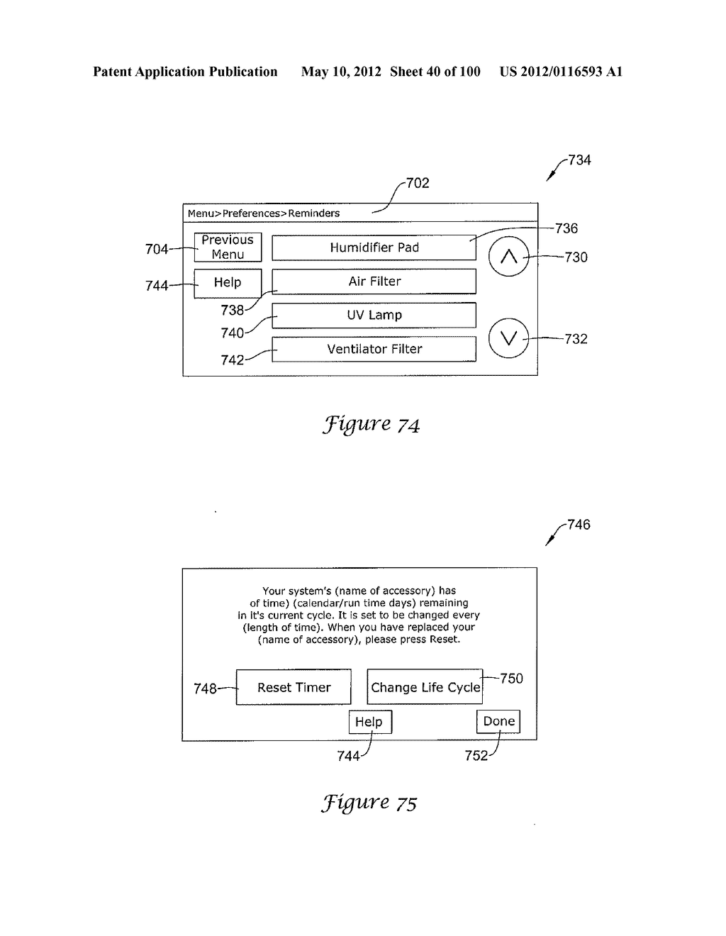 HVAC CONTROLLER THAT SELECTIVELY REPLACES OPERATING INFORMATION ON A     DISPLAY WITH SYSTEM STATUS INFORMATION - diagram, schematic, and image 41