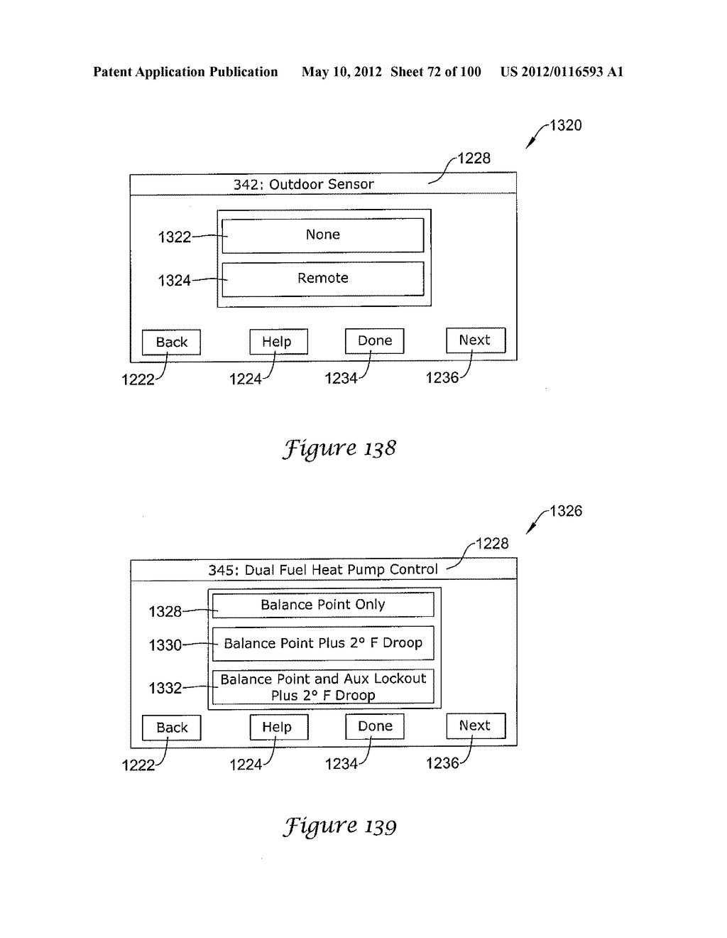 HVAC CONTROLLER THAT SELECTIVELY REPLACES OPERATING INFORMATION ON A     DISPLAY WITH SYSTEM STATUS INFORMATION - diagram, schematic, and image 73