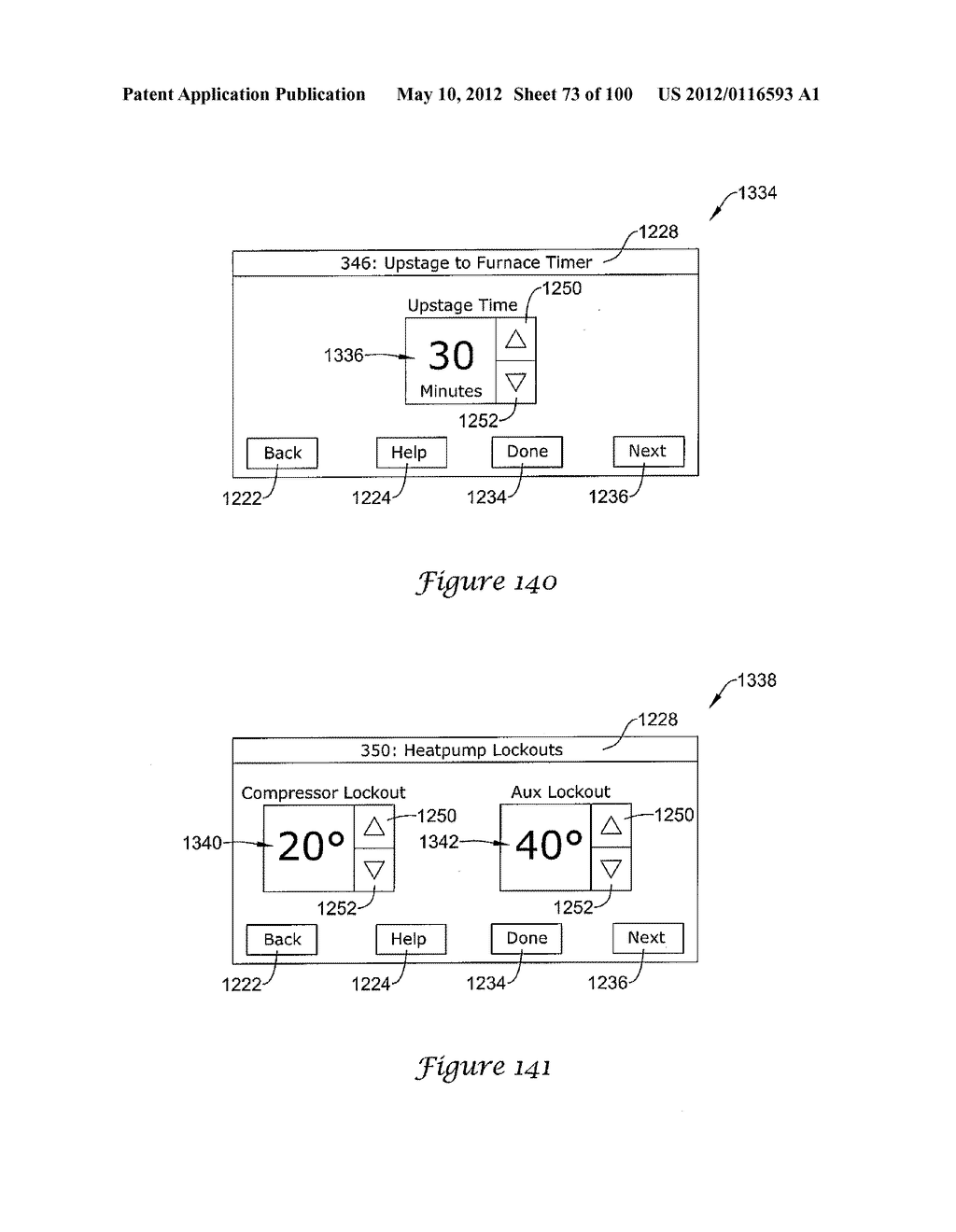 HVAC CONTROLLER THAT SELECTIVELY REPLACES OPERATING INFORMATION ON A     DISPLAY WITH SYSTEM STATUS INFORMATION - diagram, schematic, and image 74