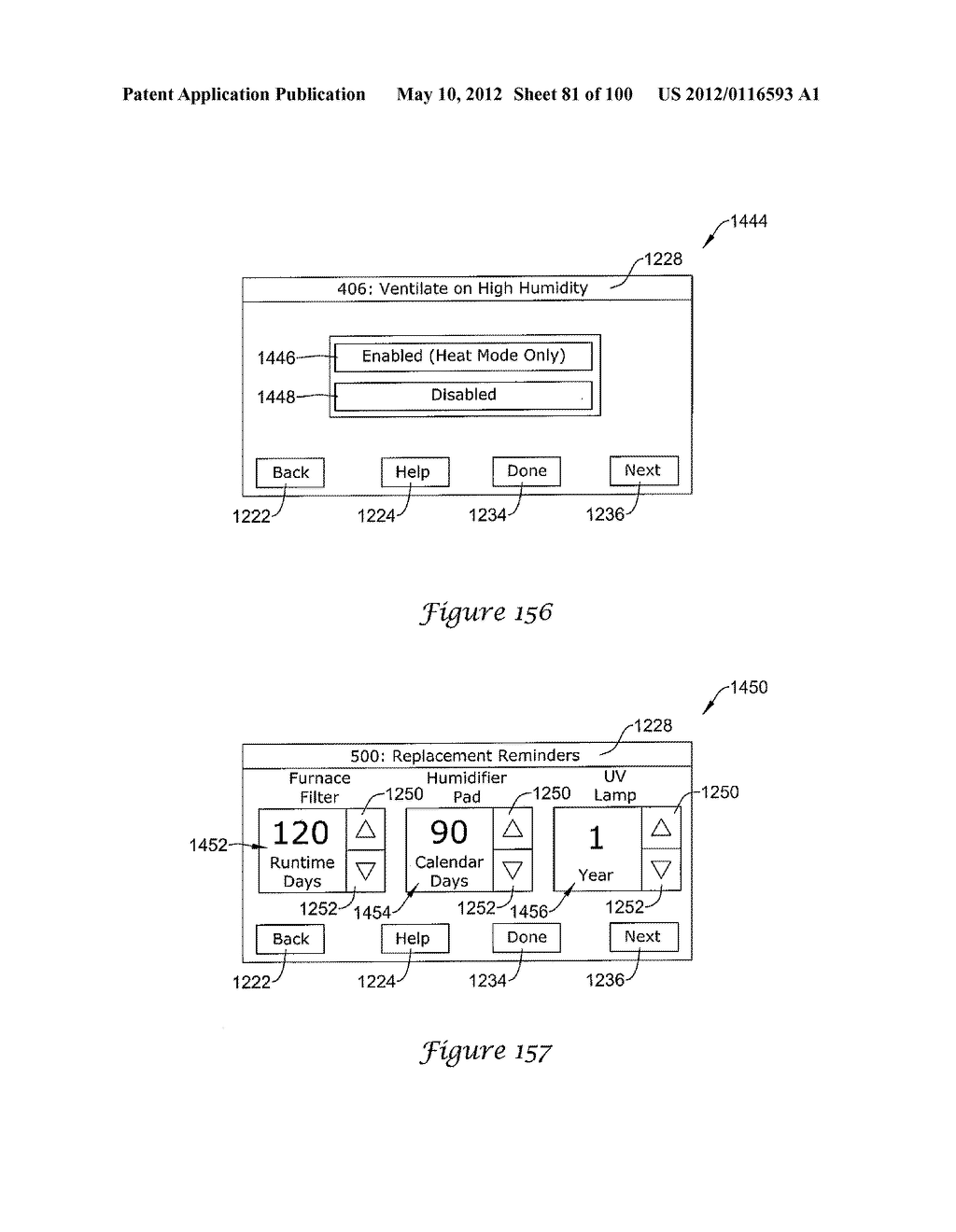 HVAC CONTROLLER THAT SELECTIVELY REPLACES OPERATING INFORMATION ON A     DISPLAY WITH SYSTEM STATUS INFORMATION - diagram, schematic, and image 82