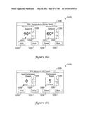 HVAC CONTROLLER THAT SELECTIVELY REPLACES OPERATING INFORMATION ON A     DISPLAY WITH SYSTEM STATUS INFORMATION diagram and image