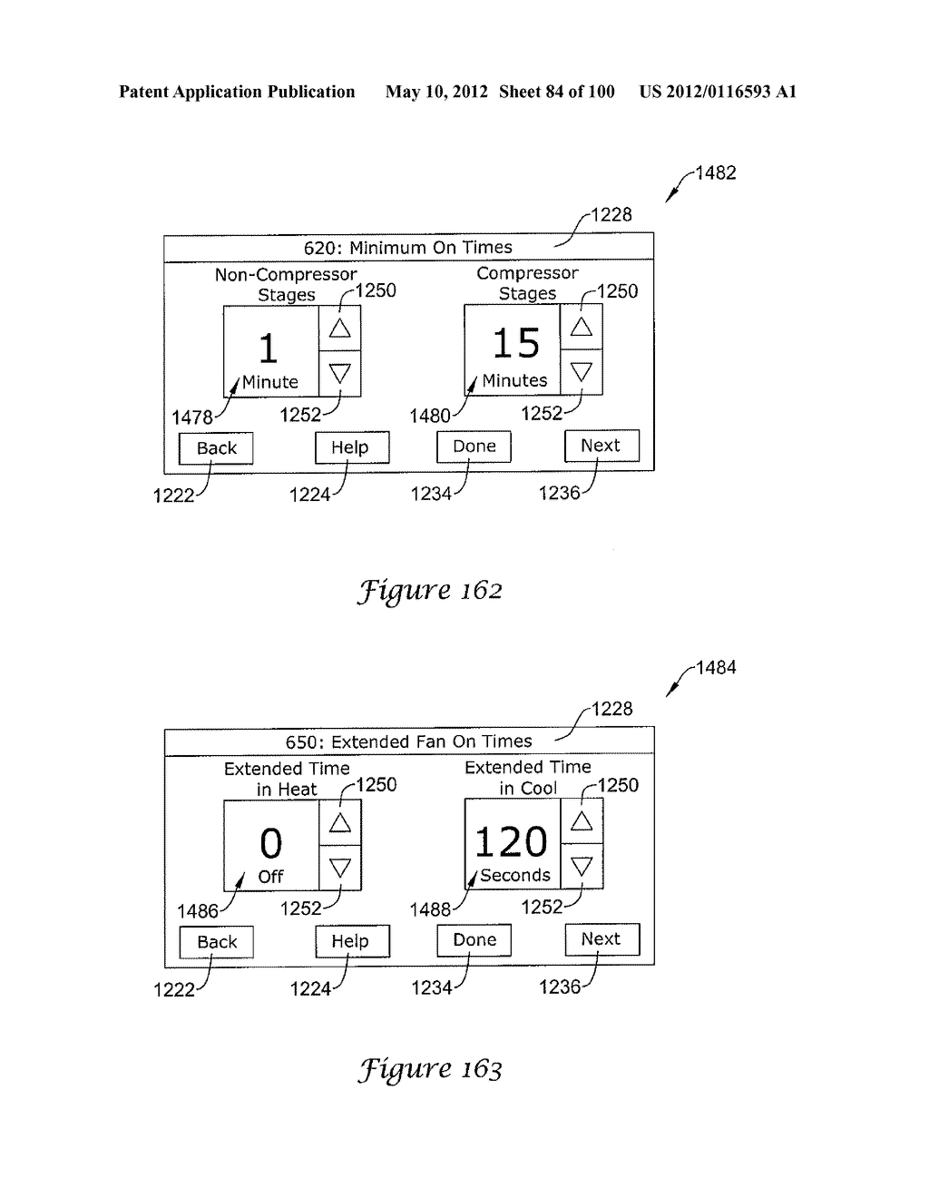 HVAC CONTROLLER THAT SELECTIVELY REPLACES OPERATING INFORMATION ON A     DISPLAY WITH SYSTEM STATUS INFORMATION - diagram, schematic, and image 85