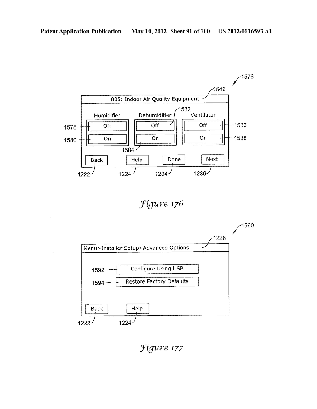 HVAC CONTROLLER THAT SELECTIVELY REPLACES OPERATING INFORMATION ON A     DISPLAY WITH SYSTEM STATUS INFORMATION - diagram, schematic, and image 92