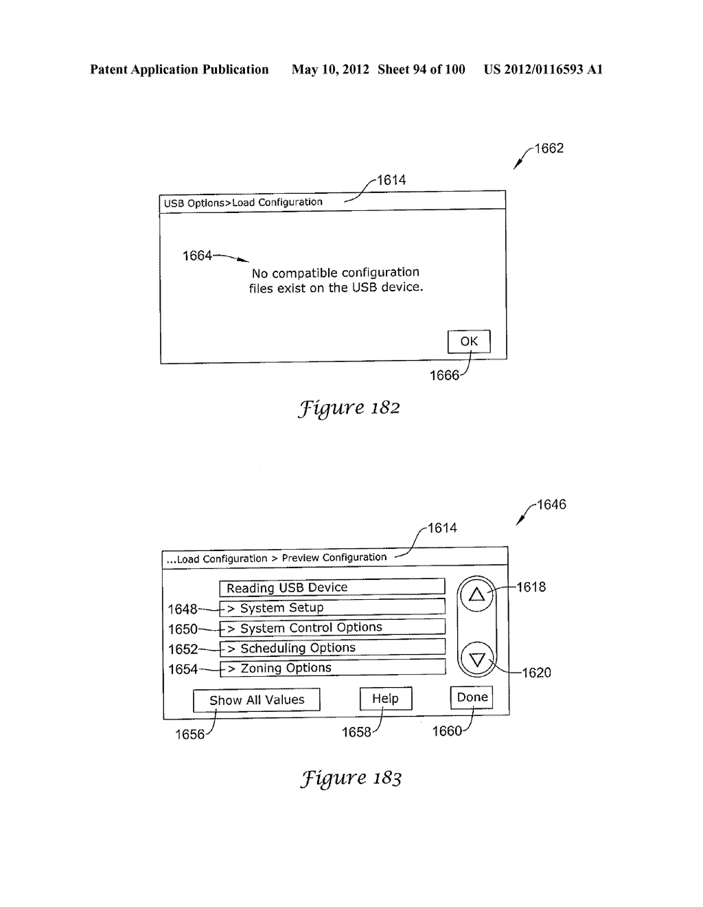 HVAC CONTROLLER THAT SELECTIVELY REPLACES OPERATING INFORMATION ON A     DISPLAY WITH SYSTEM STATUS INFORMATION - diagram, schematic, and image 95