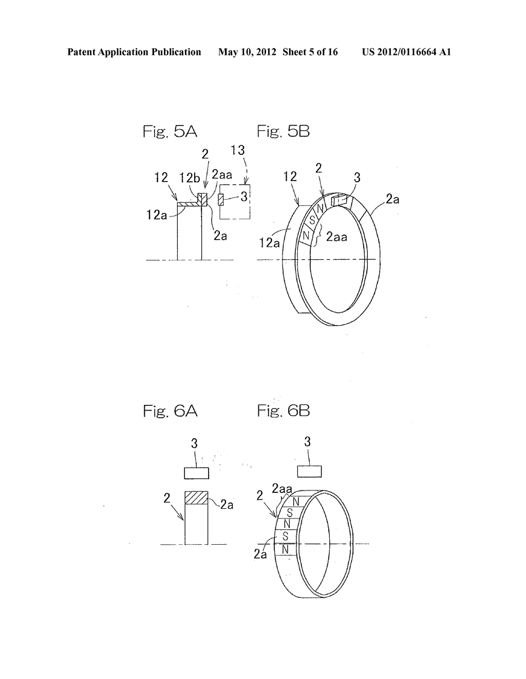 VEHICLE CONTROL DEVICE AND ROTATION DETECTION DEVICE USED IN SAME - diagram, schematic, and image 06