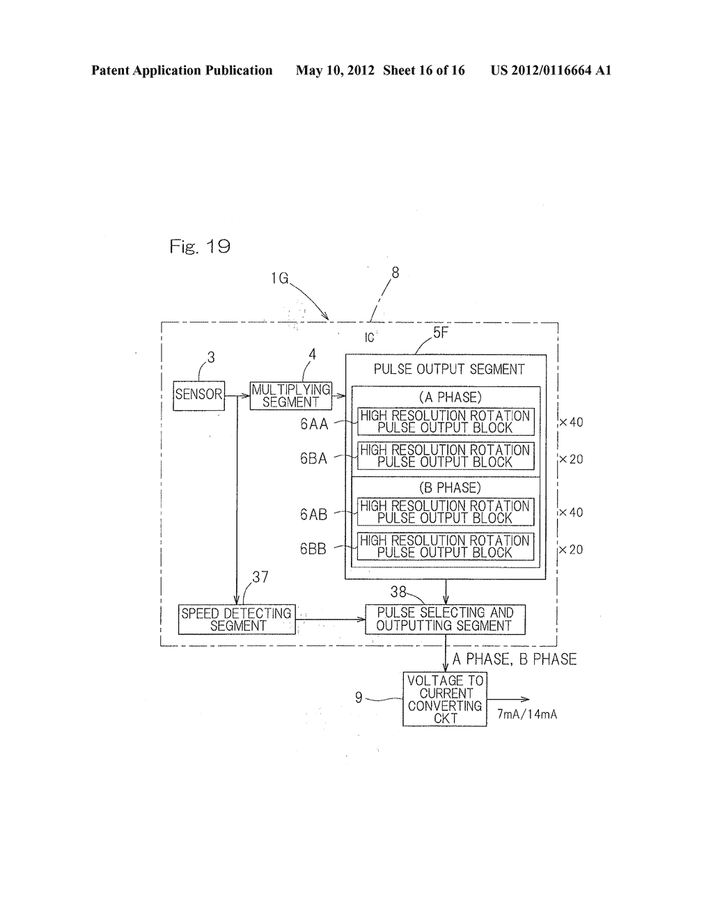 VEHICLE CONTROL DEVICE AND ROTATION DETECTION DEVICE USED IN SAME - diagram, schematic, and image 17