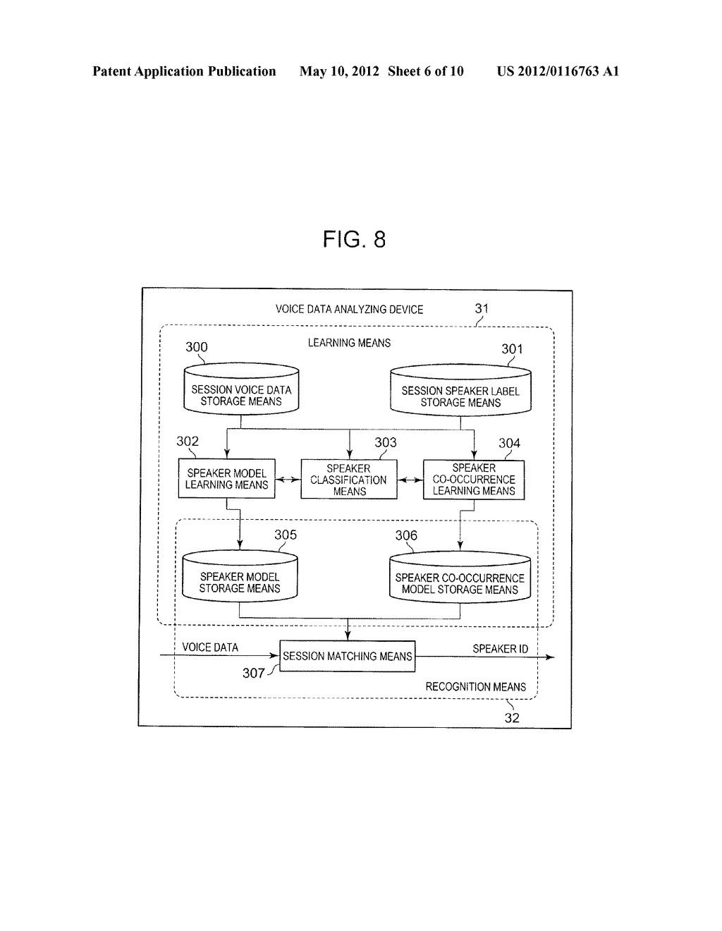 VOICE DATA ANALYZING DEVICE, VOICE DATA ANALYZING METHOD, AND VOICE DATA     ANALYZING PROGRAM - diagram, schematic, and image 07