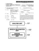 SPEECH PROCESSING DEVICE, METHOD, AND STORAGE MEDIUM diagram and image