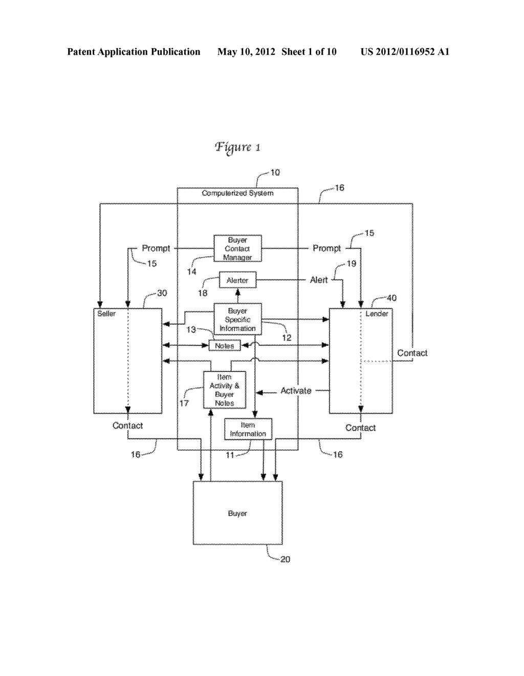 Communication System and Method Between a Home Buyer, Seller, Strategic     Business Source, and Lender - diagram, schematic, and image 02