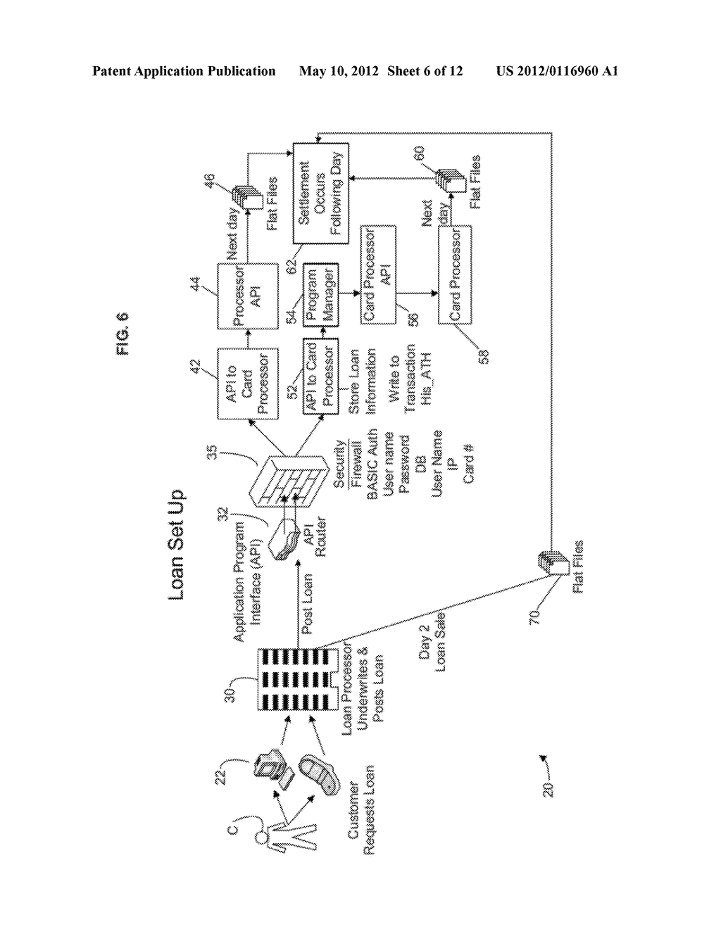 SYSTEM, NON-TRANSITORY MEMORY WITH COMPUTER PROGRAM, AND ASSOCIATED     METHODS FOR MICRO-CREDIT TO PREPAID CARDS - diagram, schematic, and image 07