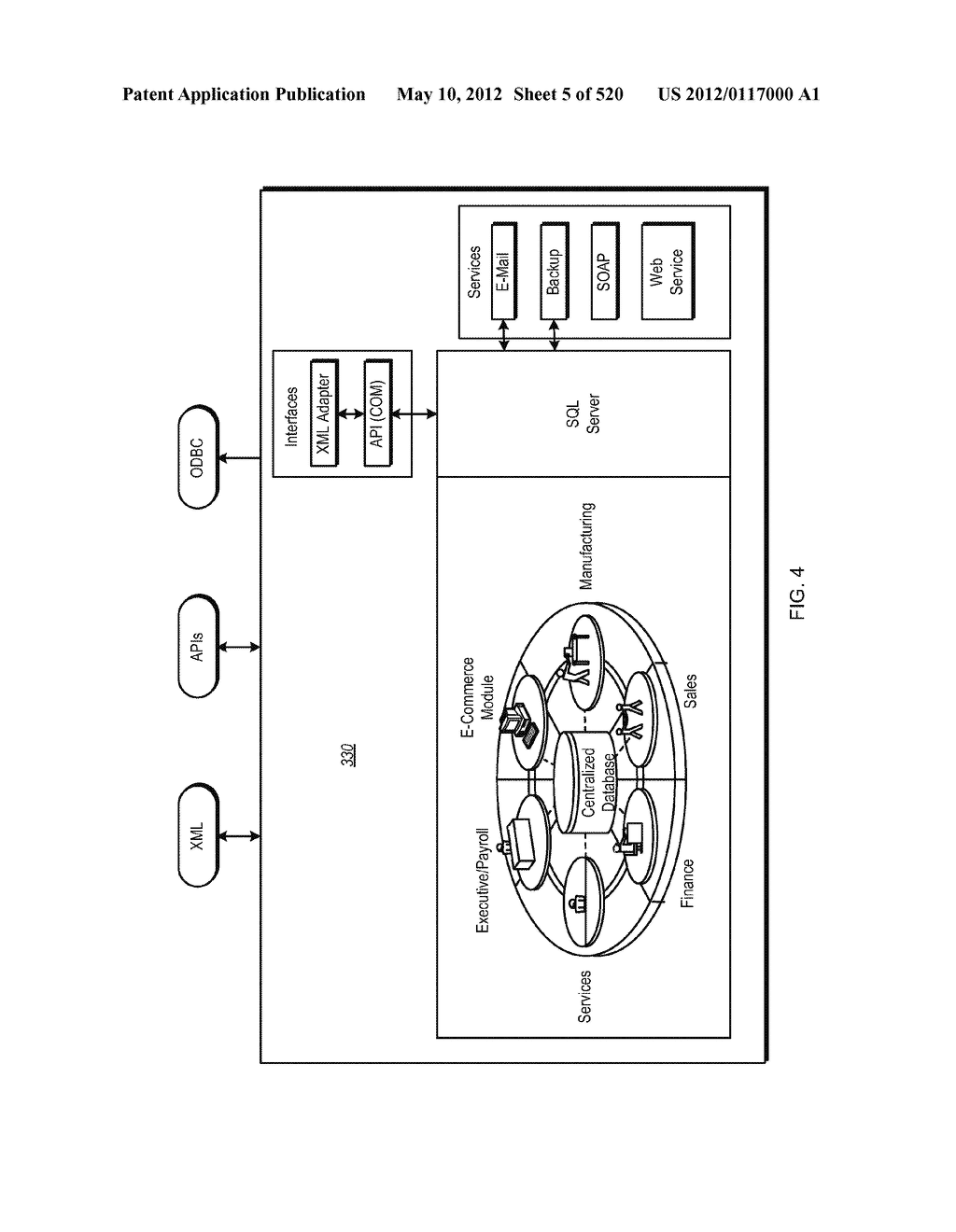 MANAGING CONSISTENT INTERFACES FOR CREDIT PORTFOLIO BUSINESS OBJECTS     ACROSS HETEROGENEOUS SYSTEMS - diagram, schematic, and image 06