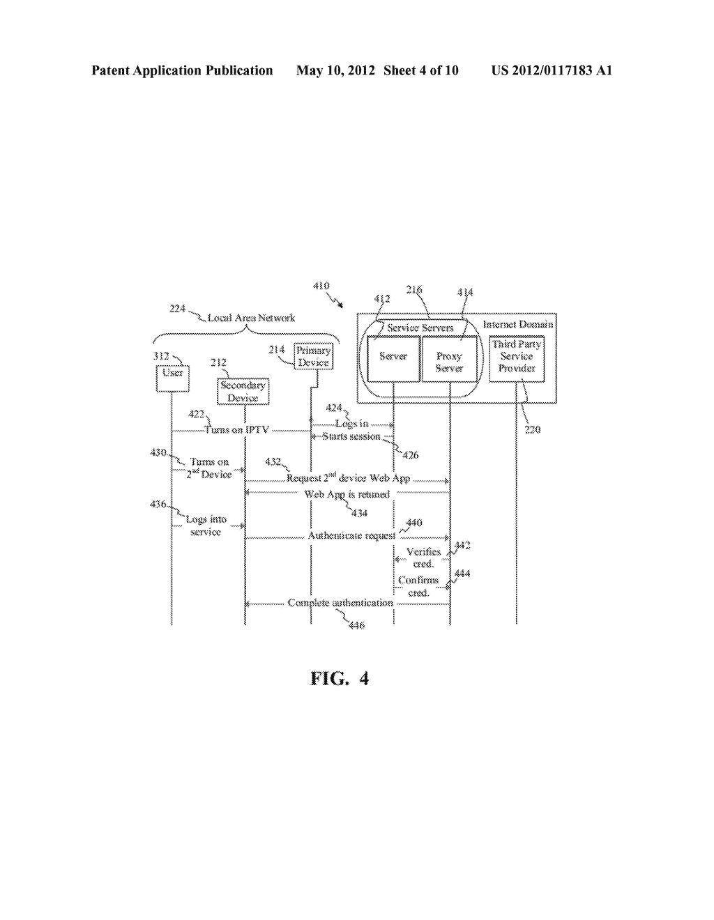 METHODS AND SYSTEMS FOR USE IN PROVIDING ACCESS THROUGH A SECONDARY DEVICE     TO SERVICES INTENDED FOR A PRIMARY DEVICE - diagram, schematic, and image 05