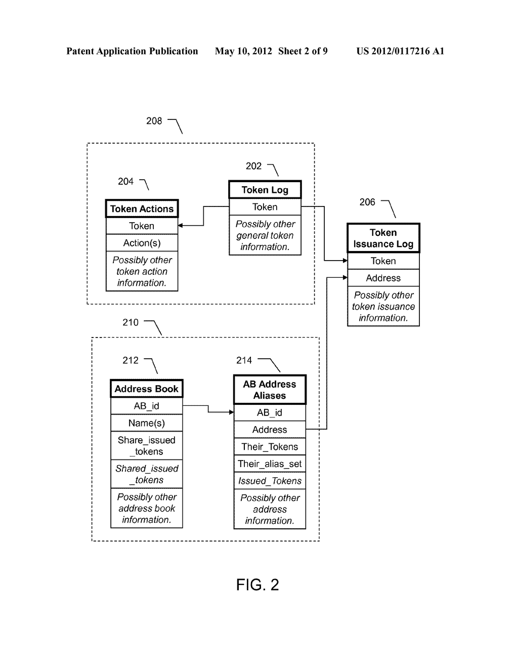 TRACKING MESSAGE SENDERS WITH A TOKEN ISSUANCE LOG - diagram, schematic, and image 03