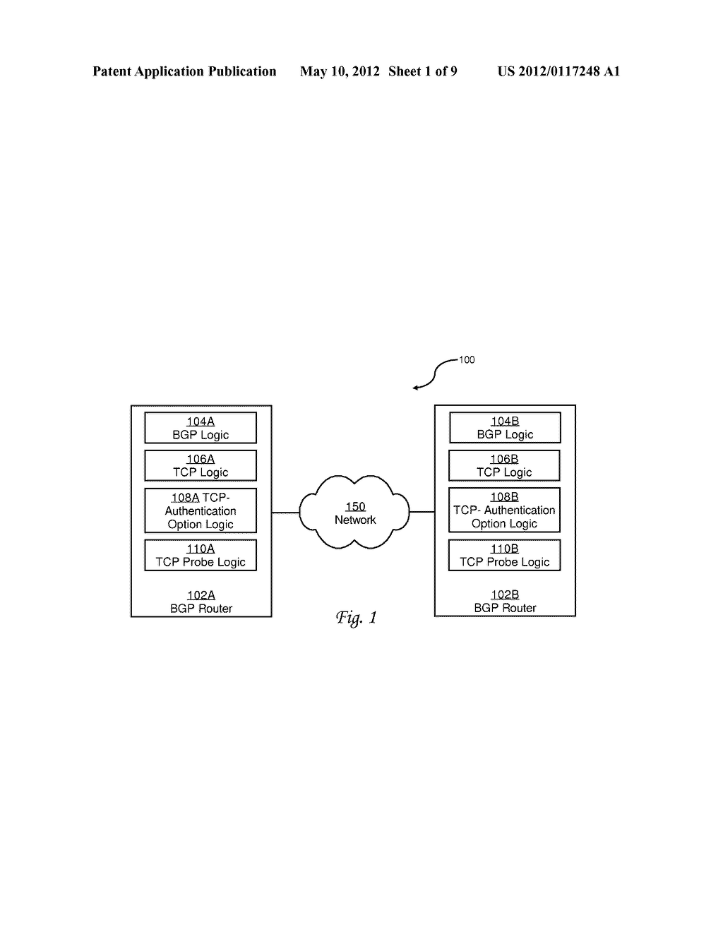 Restarting Network Reachability Protocol Sessions Based on Transport Layer     Authentication - diagram, schematic, and image 02