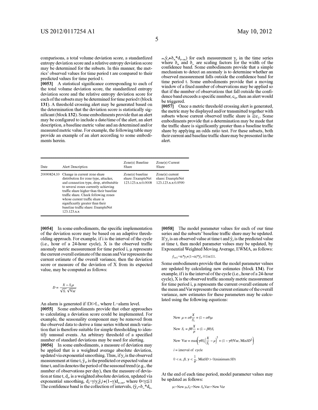 Methods, Devices and Computer Program Products for Actionable Alerting of     Malevolent Network Addresses Based on Generalized Traffic Anomaly     Analysis of IP Address Aggregates - diagram, schematic, and image 13