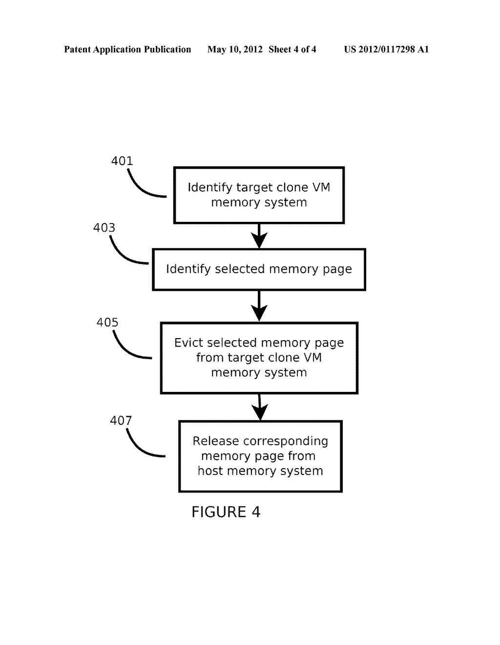 Managing Memory Across a Network of Cloned Virtual Machines - diagram, schematic, and image 05