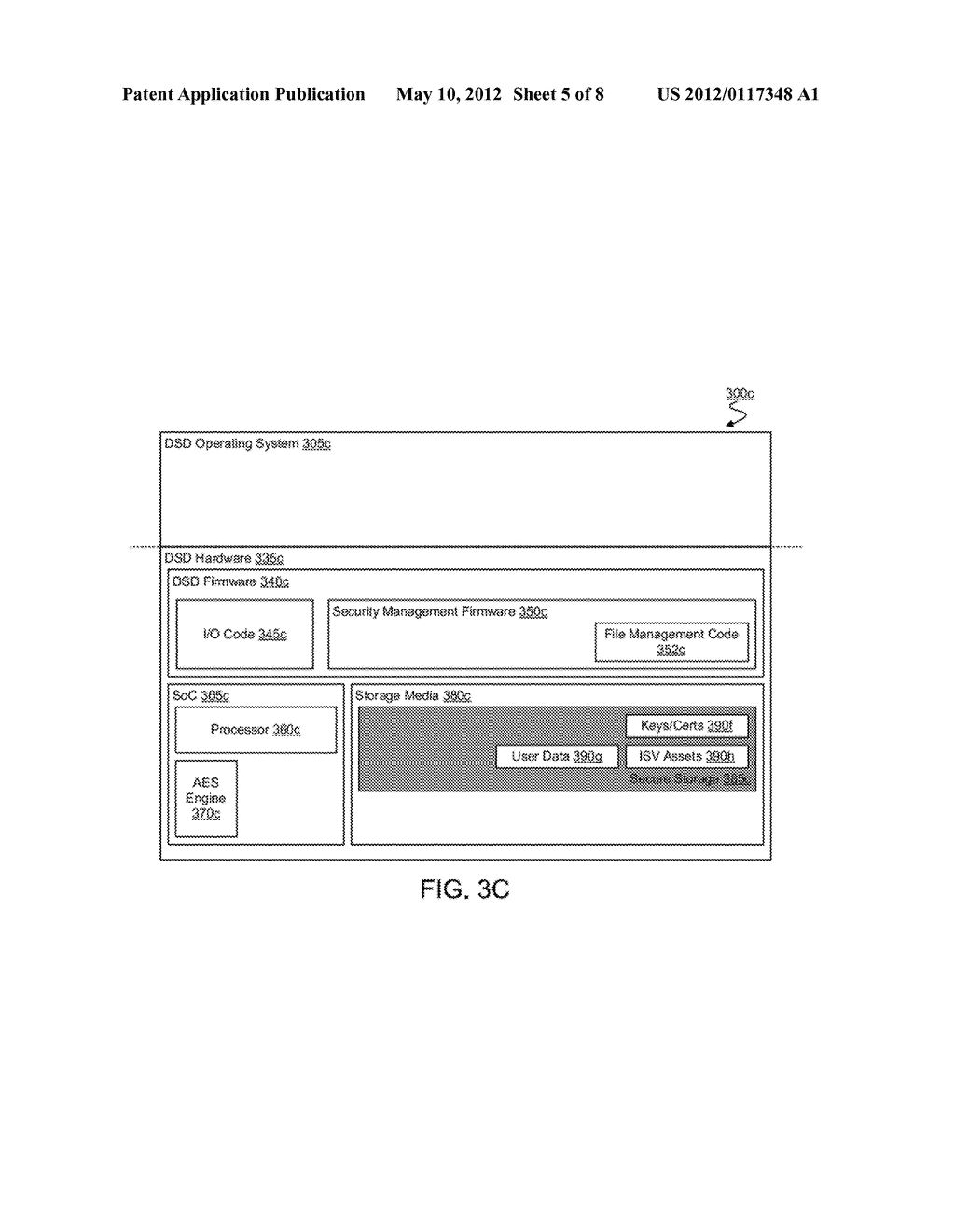 TECHNIQUES FOR SECURITY MANAGEMENT PROVISIONING AT A DATA STORAGE DEVICE - diagram, schematic, and image 06