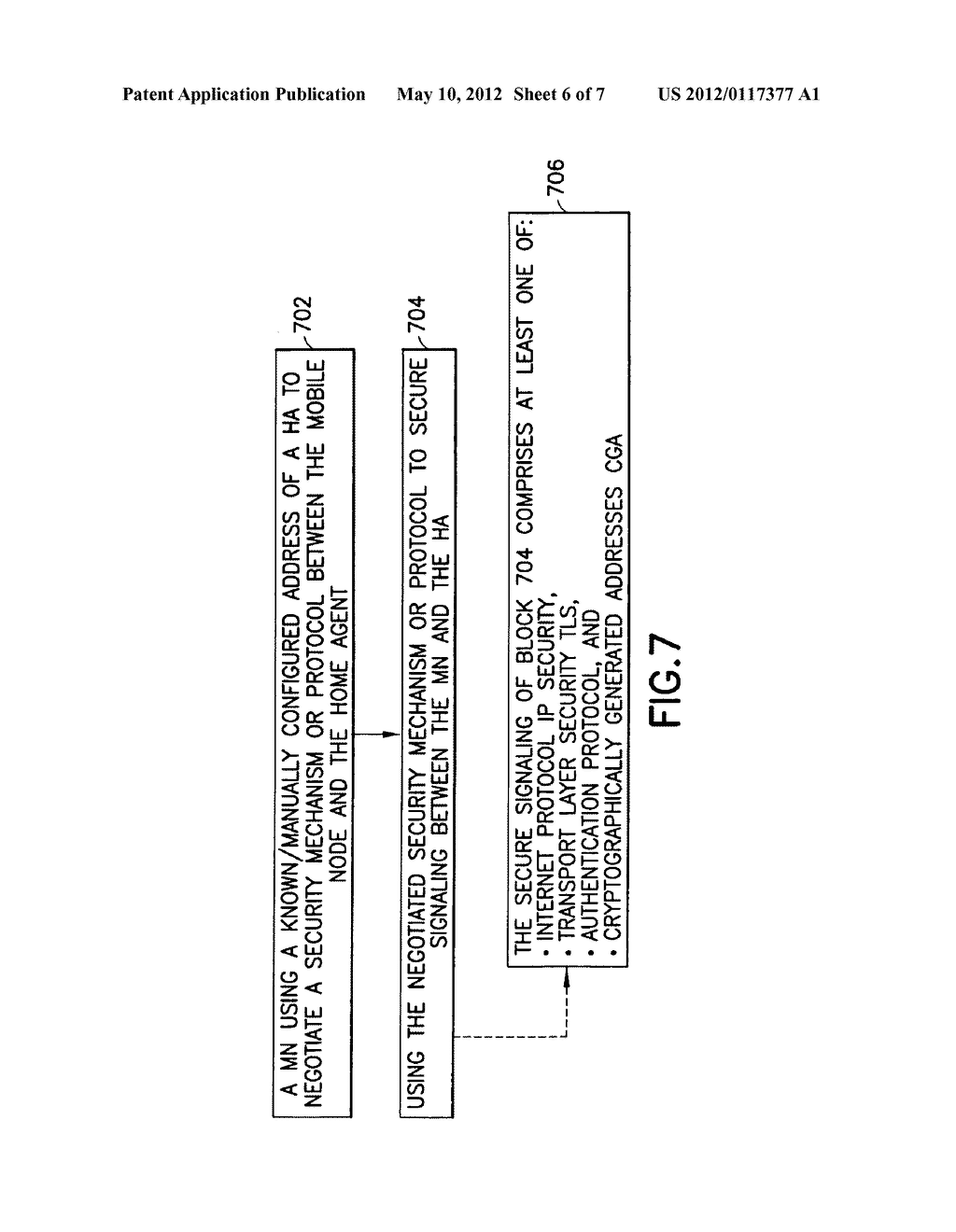 Mobile security protocol negotiation - diagram, schematic, and image 07