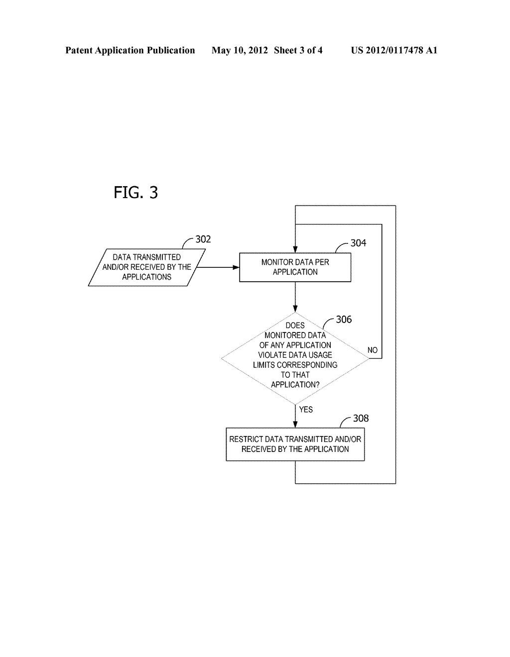 MANAGING NETWORK USAGE PER APPLICATION VIA POLICIES - diagram, schematic, and image 04