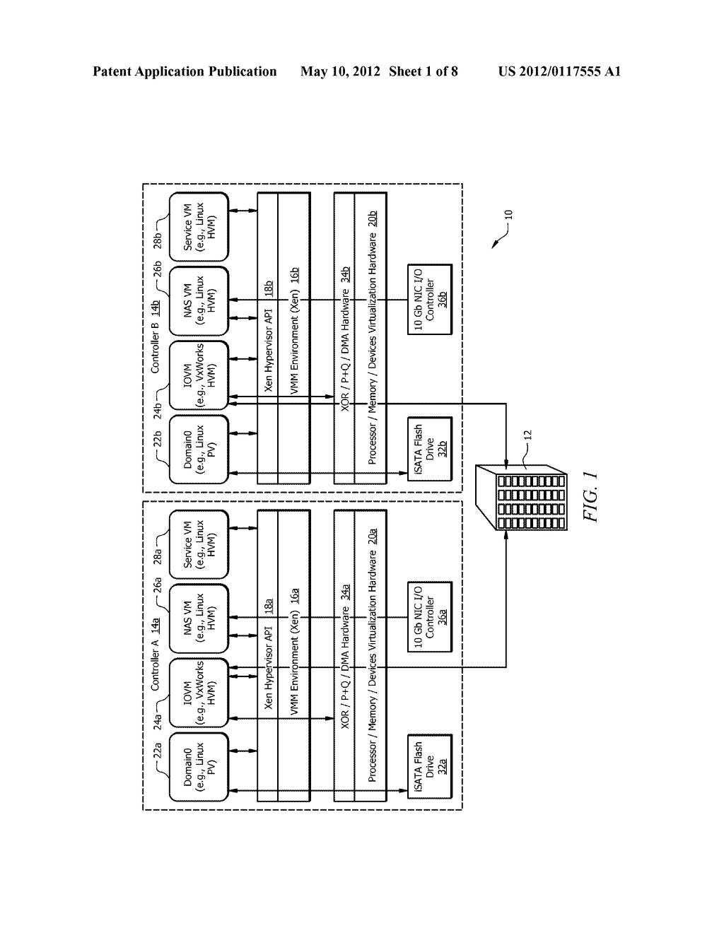 METHOD AND SYSTEM FOR FIRMWARE ROLLBACK OF A STORAGE DEVICE IN A STORAGE     VIRTUALIZATION ENVIRONMENT - diagram, schematic, and image 02