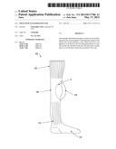 SOCK WITH ATTACHED KNEE PAD diagram and image