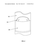 SOCK WITH ATTACHED KNEE PAD diagram and image