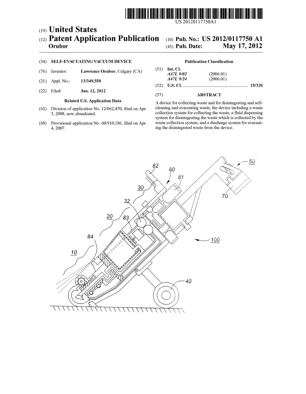 SELF-EVACUATING VACUUM DEVICE - diagram, schematic, and image 01