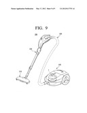 Cyclone dust collecting apparatus and vacuum cleaner having the same diagram and image