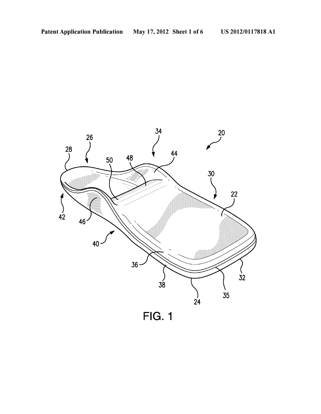 ORTHOTIC INSERT FOR DECREASED FOREFOOT LOADING - diagram, schematic, and image 02