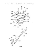 Releasable fastening system for footwear diagram and image