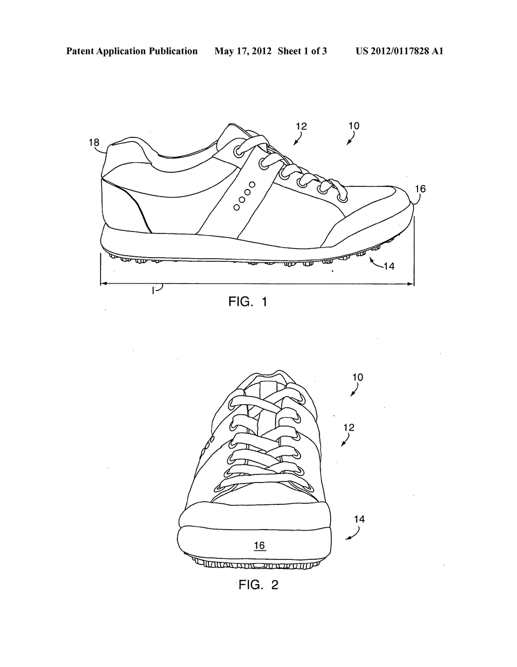 SOLE FOR A GOLF SHOE - diagram, schematic, and image 02