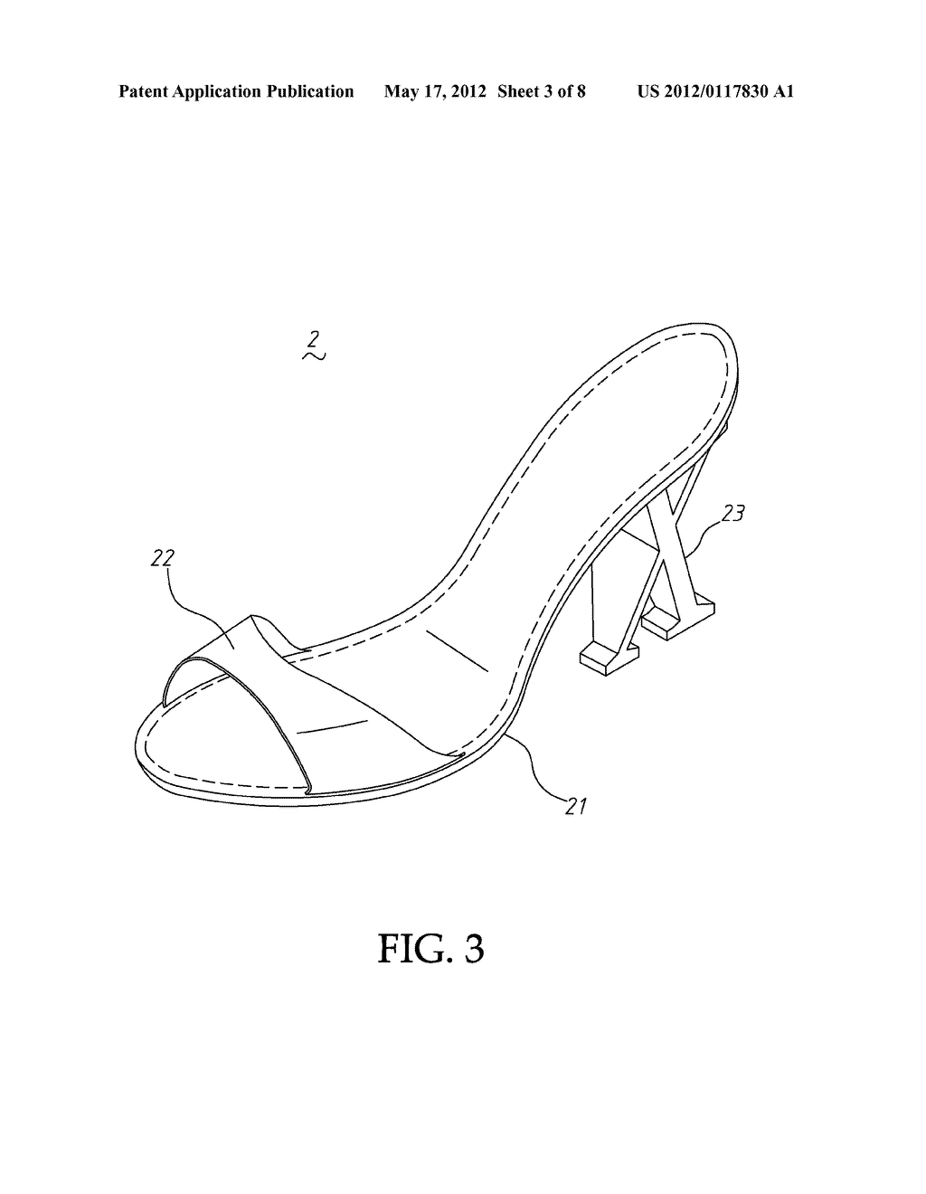 STRUCTURE OF A HIGH-HEELED SHOE - diagram, schematic, and image 04