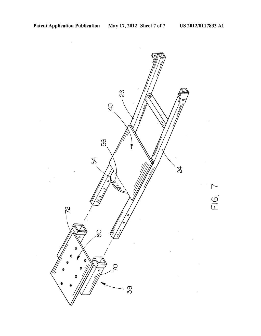 Method and means for converting a blade attachment of an off-road vehicle     to a quick-attach blade - diagram, schematic, and image 08