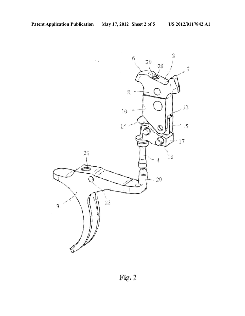 TRIGGER MECHANISM OF A REPEATING RIFLE - diagram, schematic, and image 03