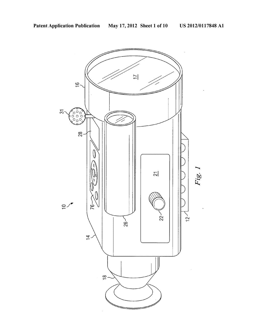 Electronic sight for firearm, and method of operating same - diagram, schematic, and image 02