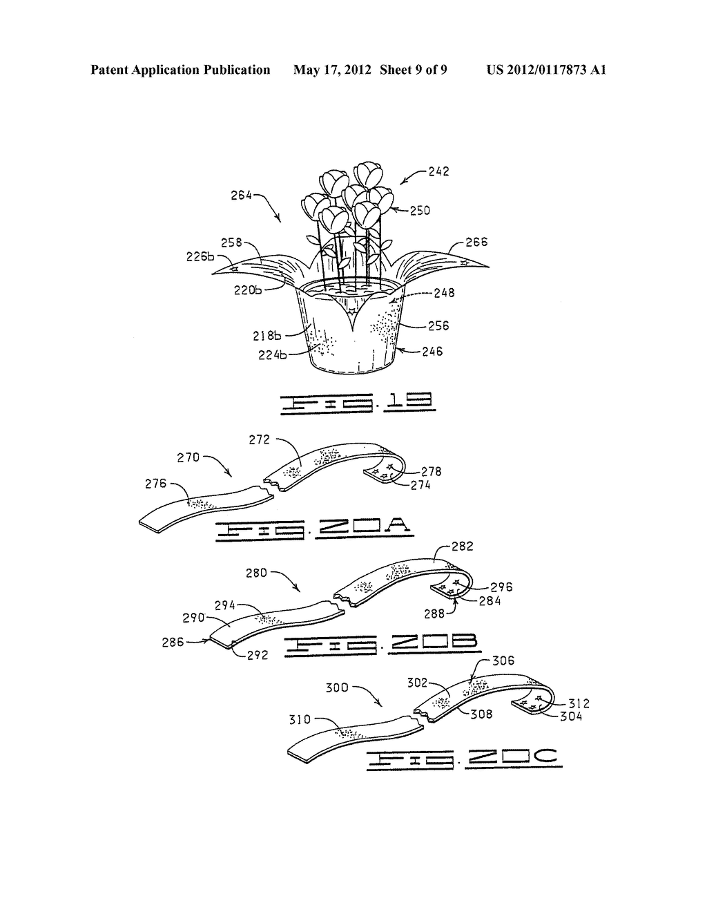 SHEETS OF MATERIAL HAVING A FIRST PRINTED PATTERN ON AN UPPER SURFACE     THEREOF AND A SECOND PRINTED PATTERN ON A LOWER SURFACE THEREOF - diagram, schematic, and image 10